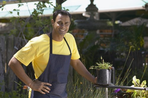 Decorative garden accessories enhancing aesthetic appeal in Notting Hill